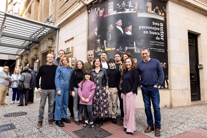 Presentación de la obra "Seis personajes en busca de autor", de Luigi Pirandello, que subirá a las tablas del Teatro Principal de Zaragoza