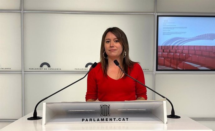 La diputada de la CUP al Parlament Laure Vega