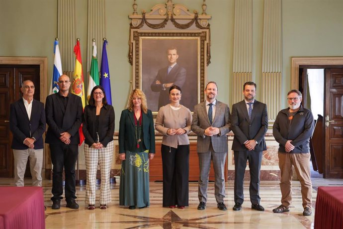 Presentación del proyecto 'Greener' en el Ayuntamiento de Huelva.