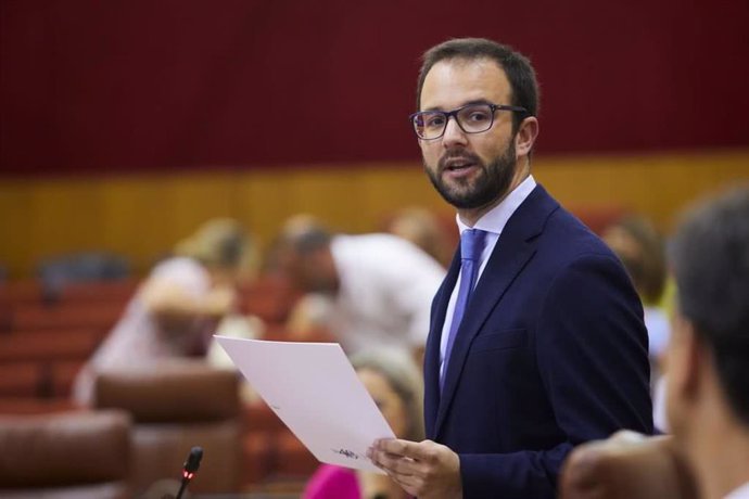 Archivo - El parlamentario autonómico del PP de Jaén Juanma Marchal.