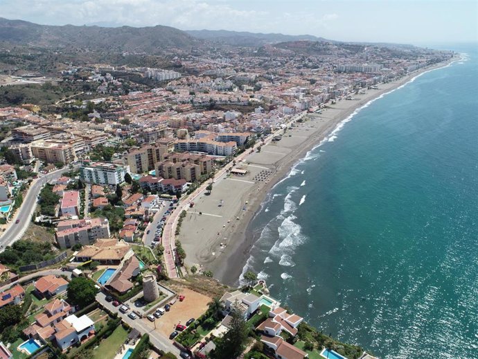 Vistas aéreas de Rincón de la Victoria.