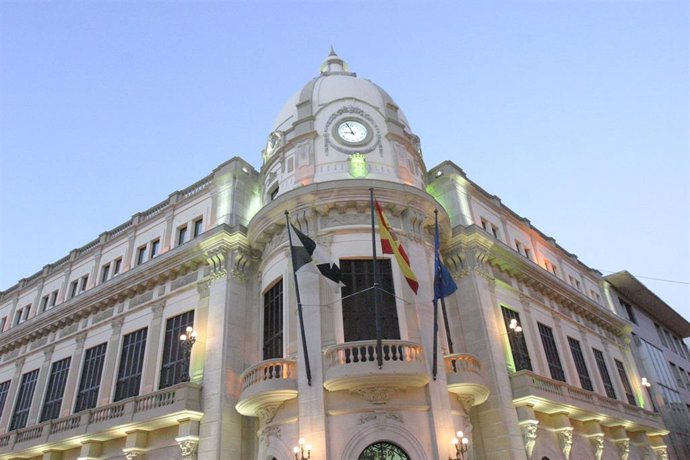 Archivo - Vista exterior de día del Palacio de la Asamblea de Ceuta