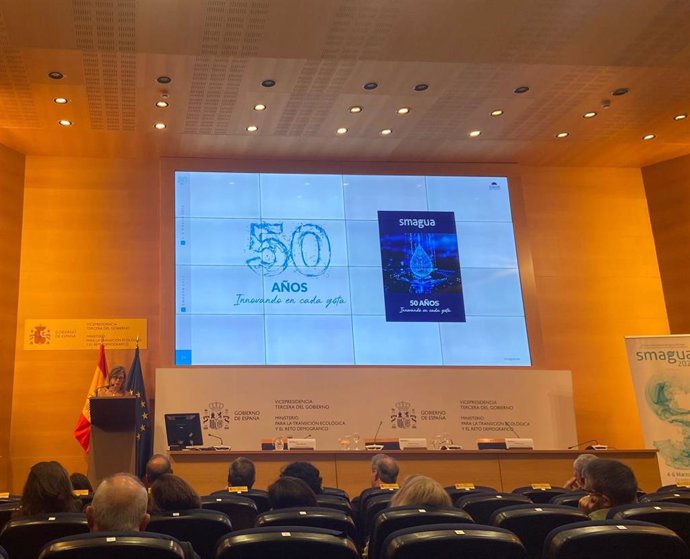 SMAGUA celebra su 50º aniversario en el Ministerio de Transición Ecológica y presenta un libro recopilatorio.