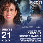 Foto: Carolina Jiménez, especialista en efectos visuales de 'El Hobbit' o 'Juego de Tronos', en el FICC