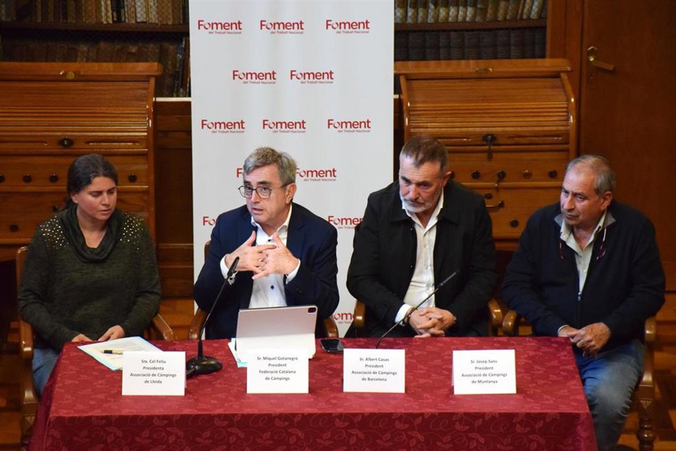 Rueda de prensa de la Federació Catalana de Cmpings (FCC)