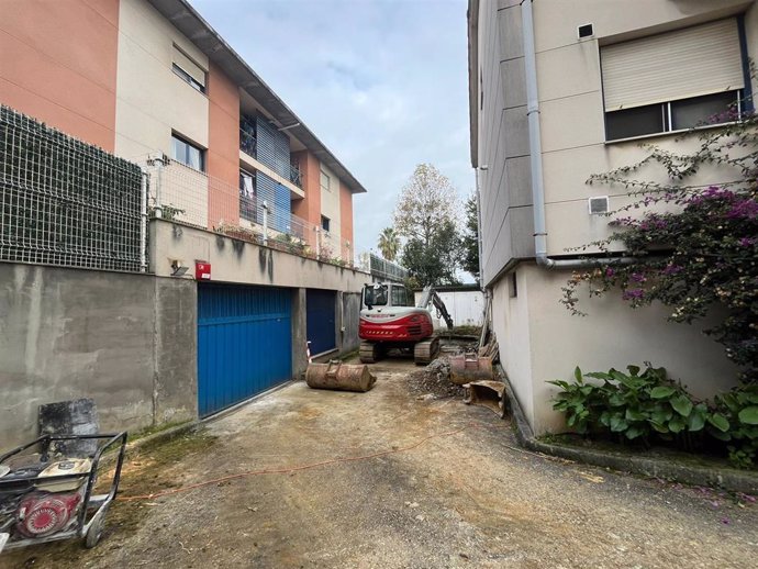 Inundaciones en la calle Chiclana de Astillero