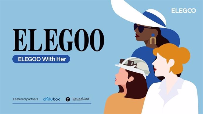 Elegoo launches "ELEGOO With Her" program at Formnext 2024, empowering more women into the world of 3D printing.