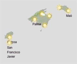 El tiempo hoy, miércoles 20 de noviembre, en Baleares.