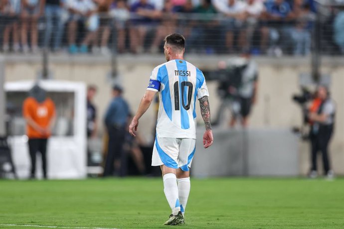 Archivo - 09 July 2024, US, East Rutherford: Argentina's Lionel Messi in action during the CONMEBOL Copa America semi-final soccer match between Argentina and Canada at Metlife Stadium. Photo: Vanessa Carvalho/ZUMA Press Wire/dpa