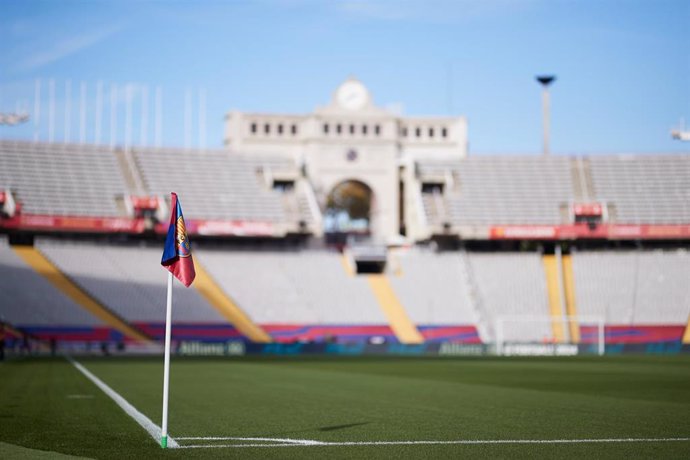 Archivo - General view of Estadi Olimpic Lluis Companys prior the LaLiga EA Sports match between FC Barcelona and Deportivo Alaves at Estadi Olimpic Lluis Companys on November 12, 2023, in Barcelona, Spain.