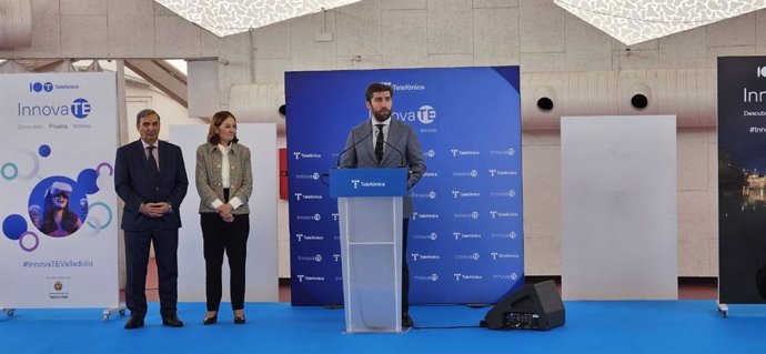 El concejal de Hacienda, Personal y Modernización Administrativa, Francisco Blanco, en la inauguración de InnovaTE Valladolid