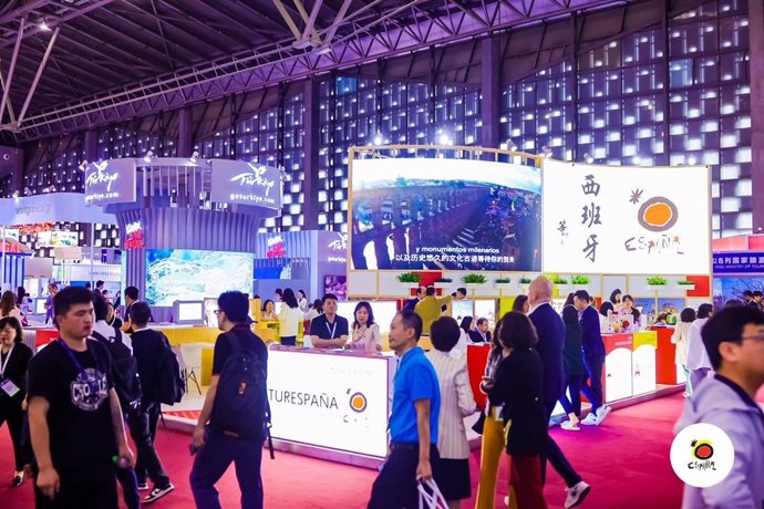 Turespaña en una feria de turismo en China.