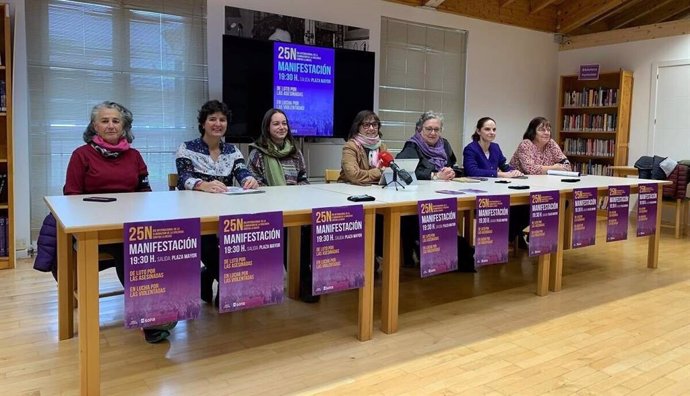 El Consejo Municipal de las Mujeres de Soria presenta la manifestación del 25N