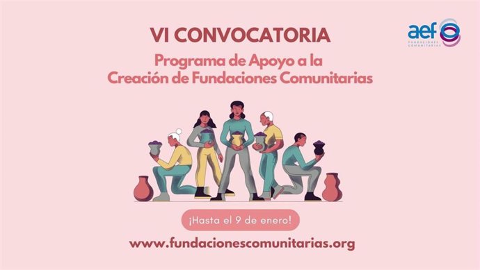 La AEF lanza la VI Convocatoria de su Programa de apoyo a la creación de Fundaciones Comunitarias