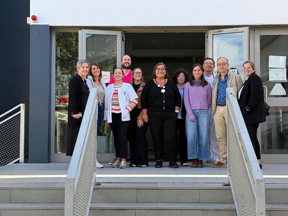 Profesionales del centro de salud de El Torrejón de Huelva.