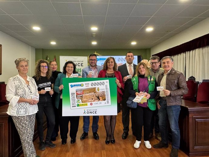 La ONCE presenta su cupón dedicado a Tabernas (Almería).