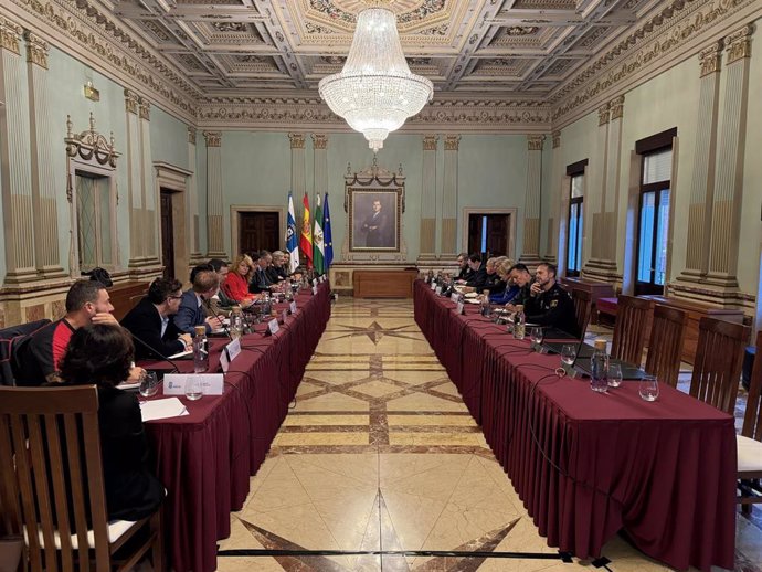 Junta Local de Seguridad celebrada en Huelva este miércoles.