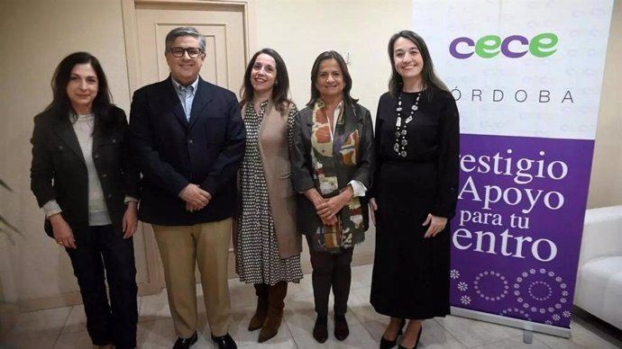 La nueva junta directiva de CECE en la provincia de Córdoba.