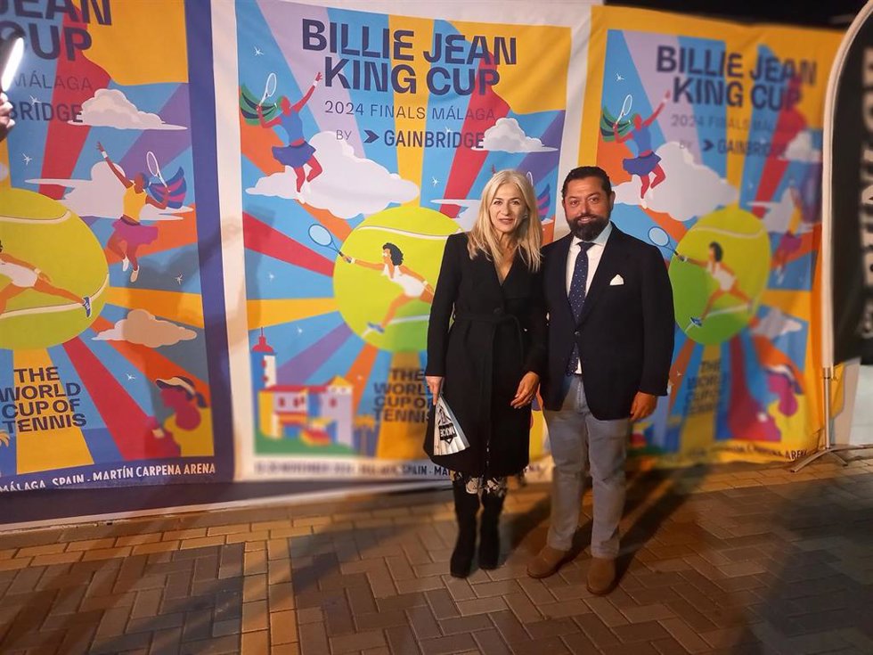 La consejera de Cultura y Deporte de la Junta de Andalucía, Patricia del Pozo, en la última jornada de la Billie Jean King Cup.