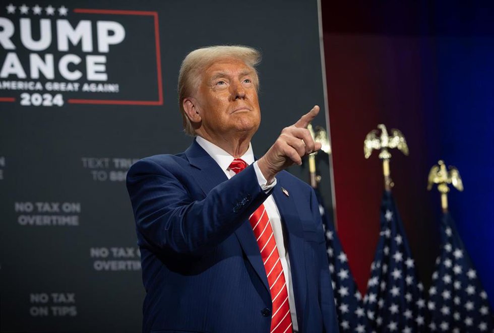 Archivo - El presidente electo de Estados Unidos, Donald Trump