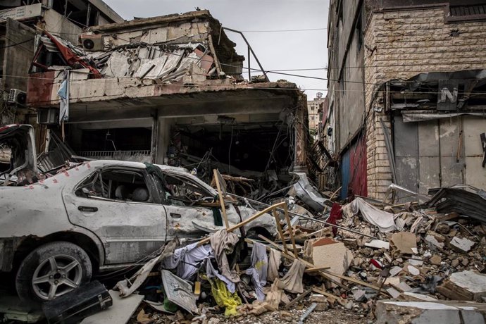 Imagen de la ciudad libanesa de Tiro, en el sur del país, tras un ataque israelí