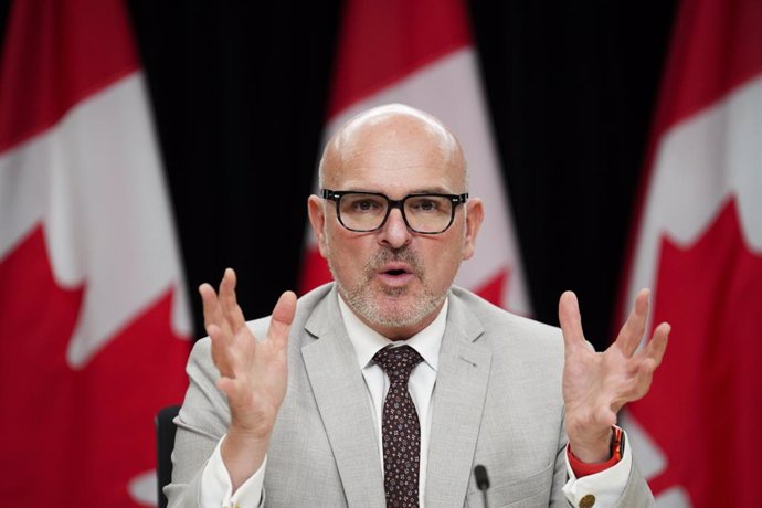 October 22, 2024, Ottawa, On, CAN: Employment, Workforce Development and Official Languages Minister Randy Boissonnault takes part in a press conference in Ottawa on Tuesday, Oct. 22, 2024.