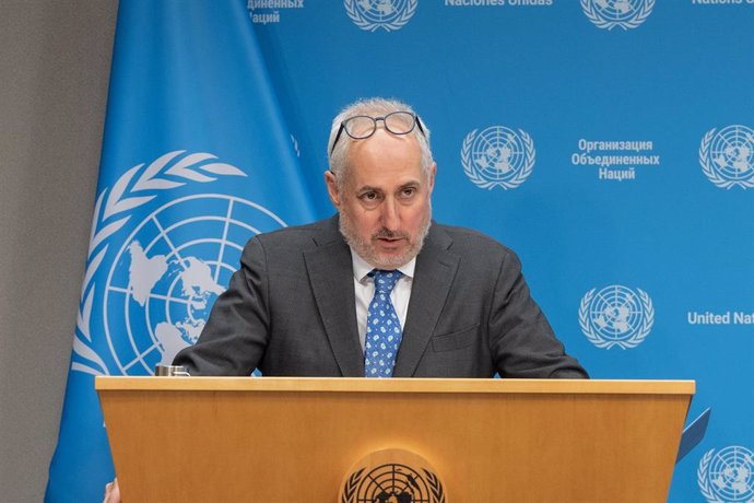 El portavoz de la Secretraría General de la ONU, Stephane Dujarric