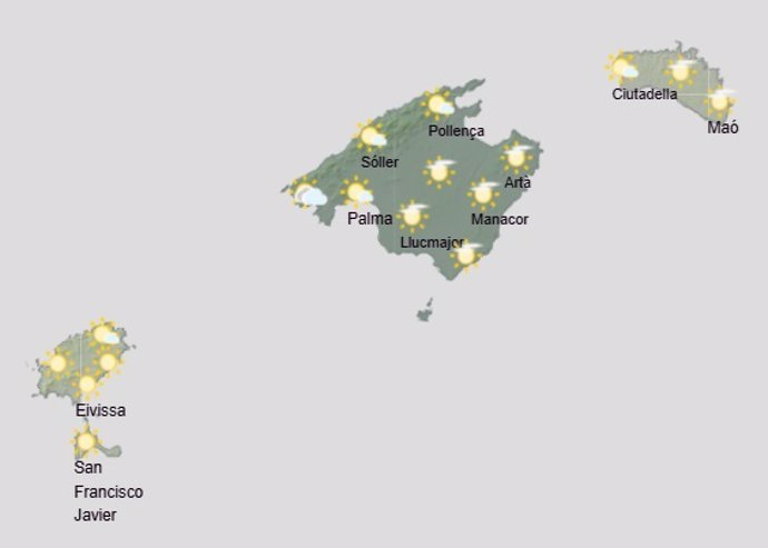 El tiempo hoy, jueves 21 de noviembre, en Baleares.