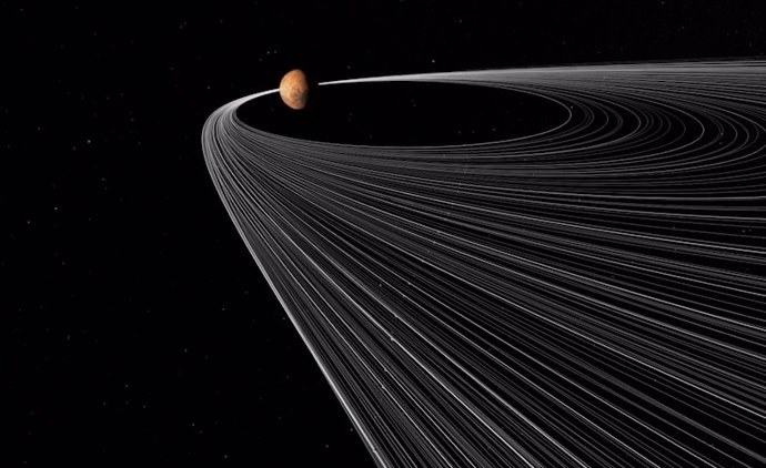 En muchos de los escenarios  simulados con superordenadores, sobreviven suficientes fragmentos de asteroides que chocan en órbita para servir como materia prima para formar las lunas.