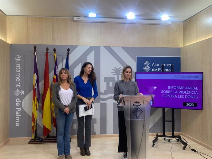 Presentación del informe anual sobre la violencia contra las mujeres 2023 del Ayuntamiento de Palma