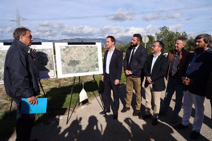 Presentación del vial que unirá Pórtol con Santa Maria.