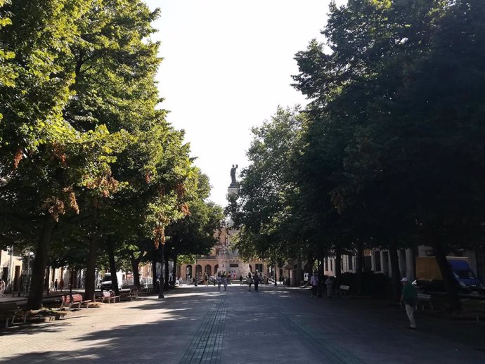 Archivo - Paseo Sarasate de Pamplona.