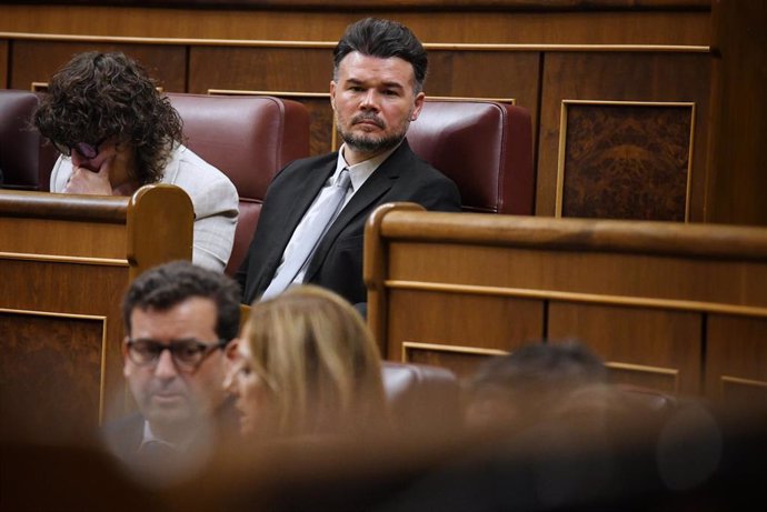 El portavoz de ERC en el Congreso, Gabriel Rufián.