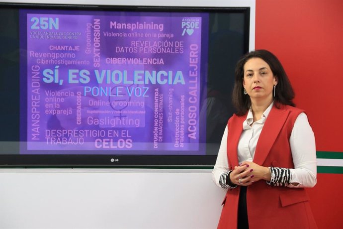 La secretaria de Igualdad del PSOE-A, Mercedes Gámez