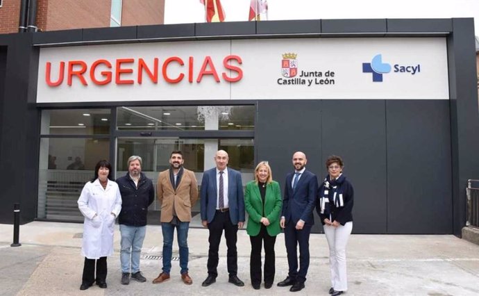 Visita de resposanables de la Junta y de la sanidad soriana al Centro de Salud La Milagrosa