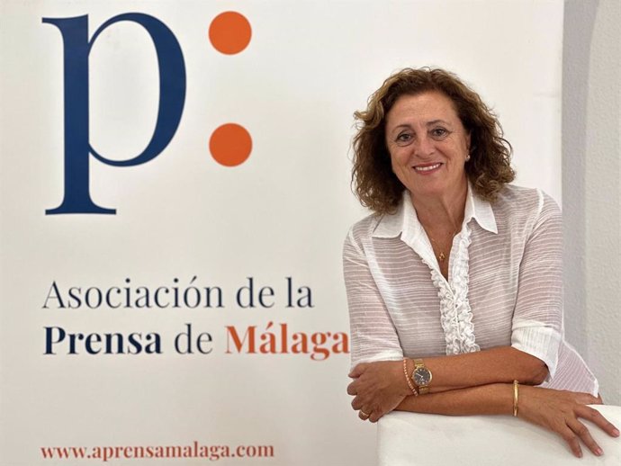 La presidenta de la Asociación de la Prensa de Málaga y doctora en Periodismo por la Universidad de Málaga, Elena Blanco Castilla, en una imagen de archivo.