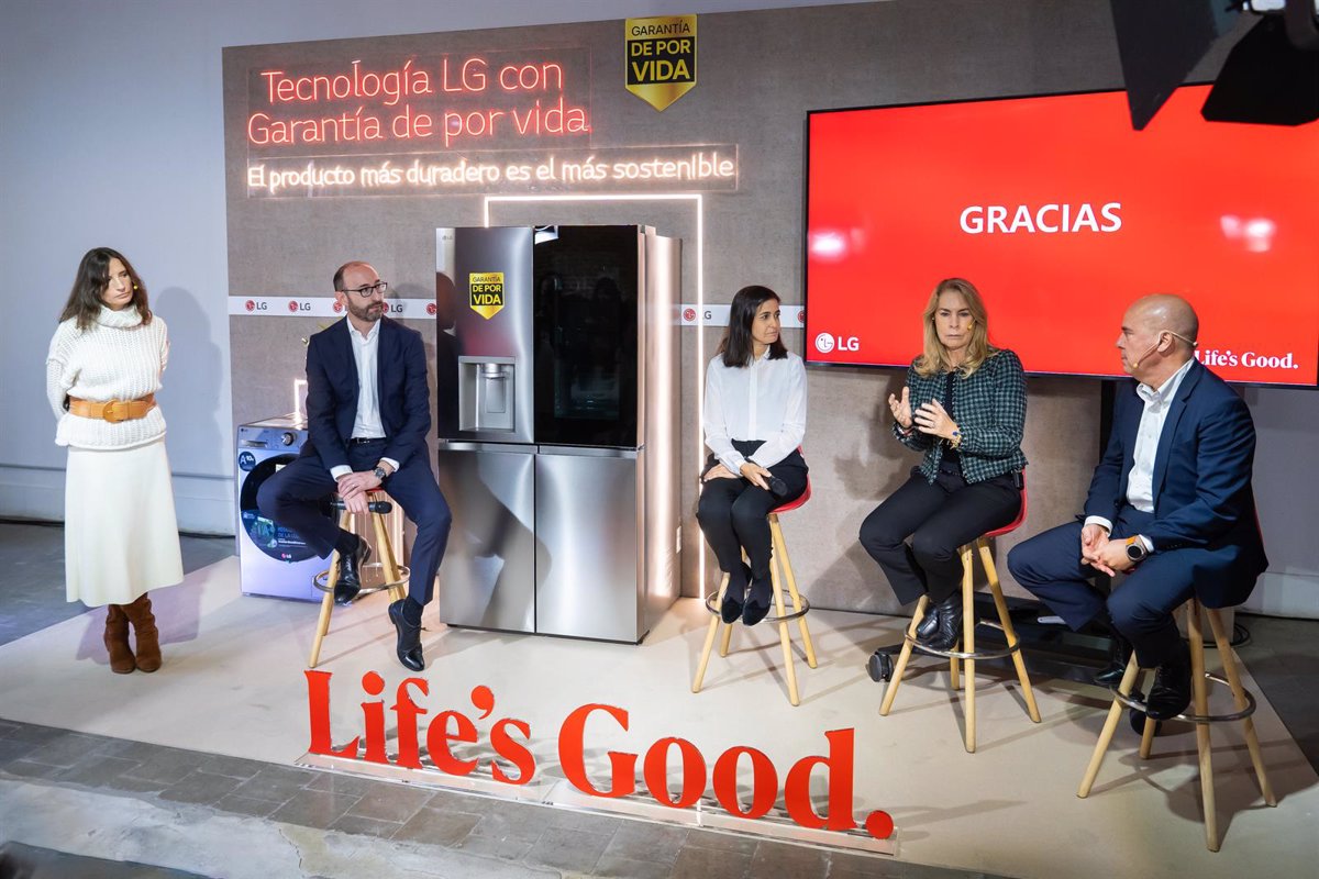 LG Spain announces lifetime warranty on its appliances and reaffirms its commitment to sustainability