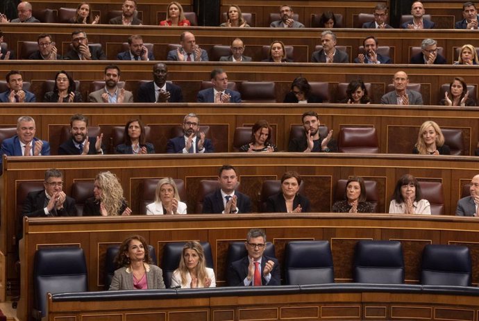 Hemiciclo durante una sesión plenaria en el Congreso de los Diputados, a 21 de noviembre de 2024, en Madrid (España).