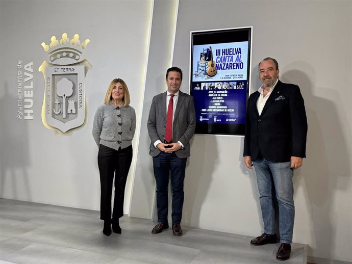 Presentación de la III gala benéfica 'Huelva canta al Nazareno'.