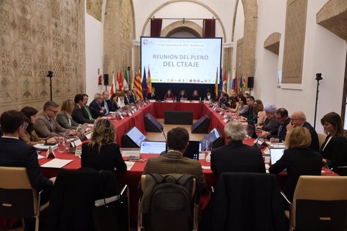 Reunión de la Conferencia Sectorial de la Administración de Justicia en el Alcázar de los Reyes Cristianos de Córdoba.