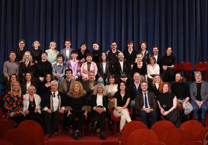 Archivo - Carlos Bardem, Alberto Ammann, Vicky Luengo, Natalia Millán, Ingrid García-Jonsson, La Dani, Juanjo Artero, Inma Cuevas, entre los nominados que han asistido a la presentación de la 32 Edición de los Premios Unión de Actores y Actrices.