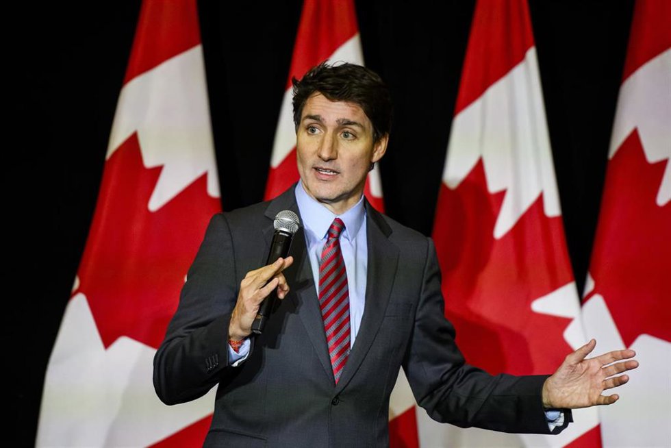 El primer ministro de Canadá, Justin Trudeau