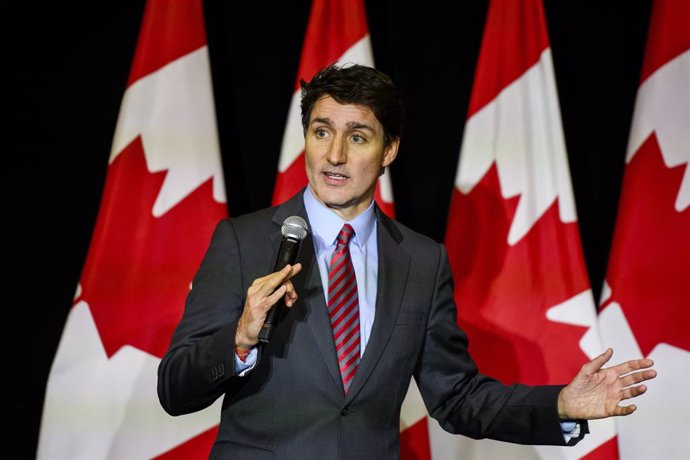 November 21, 2024, Toronto, On, Canada: Prime Minister Justin Trudeau gives remarks at a Liberal fundraiser in Mississauga, Ont., on Thursday, November 21, 2024.