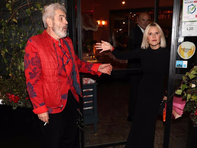 Eugenia Martínez de Irujo y Lorenzo Caprile durante la presentación de la nueva colección conjunta de ambos de vajilla y mantelería para Madame Sushita