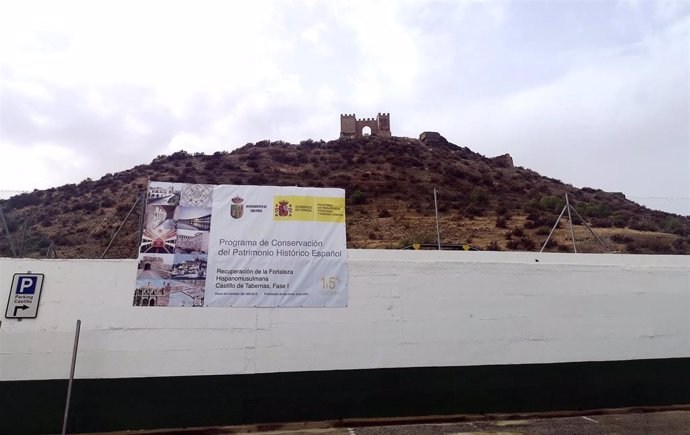 Archivo - Castillo de Tabernas (Almería). (Foto de archivo).