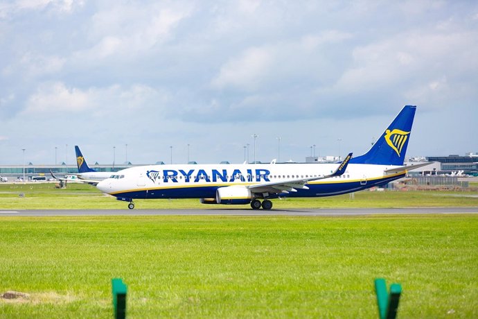 Archivo - Imatge de recurs d'un avió de Ryanair