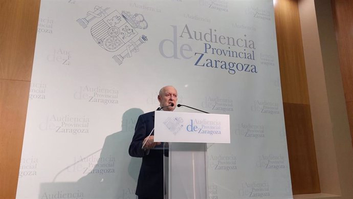 El presidente de la Audiencia Provincial de Zaragoza, Alfonso Ballestín.