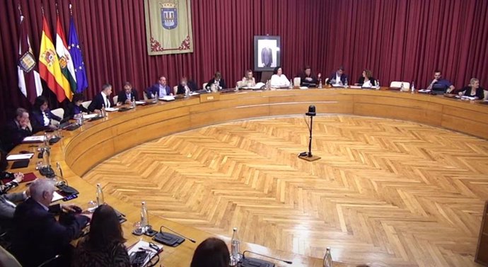 Archivo - Pleno del Ayuntamiento de Logroño del mes de octubre de 2024.