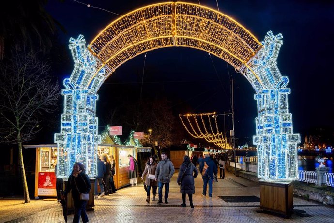 Mercado navideño de San Sebastián.