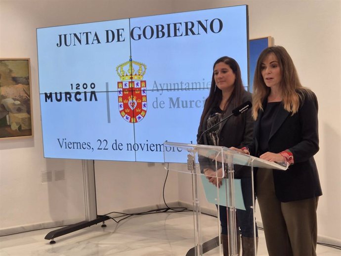 La vicealcaldesa del Ayuntamiento de Murcia, Rebeca Pérez, ofrece declaraciones sobre la creación de empleo y autoempleo en colectivos con dificultad de inserción laboral